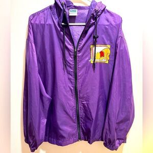 Vintage Winnie the Pooh Purple Windbreaker